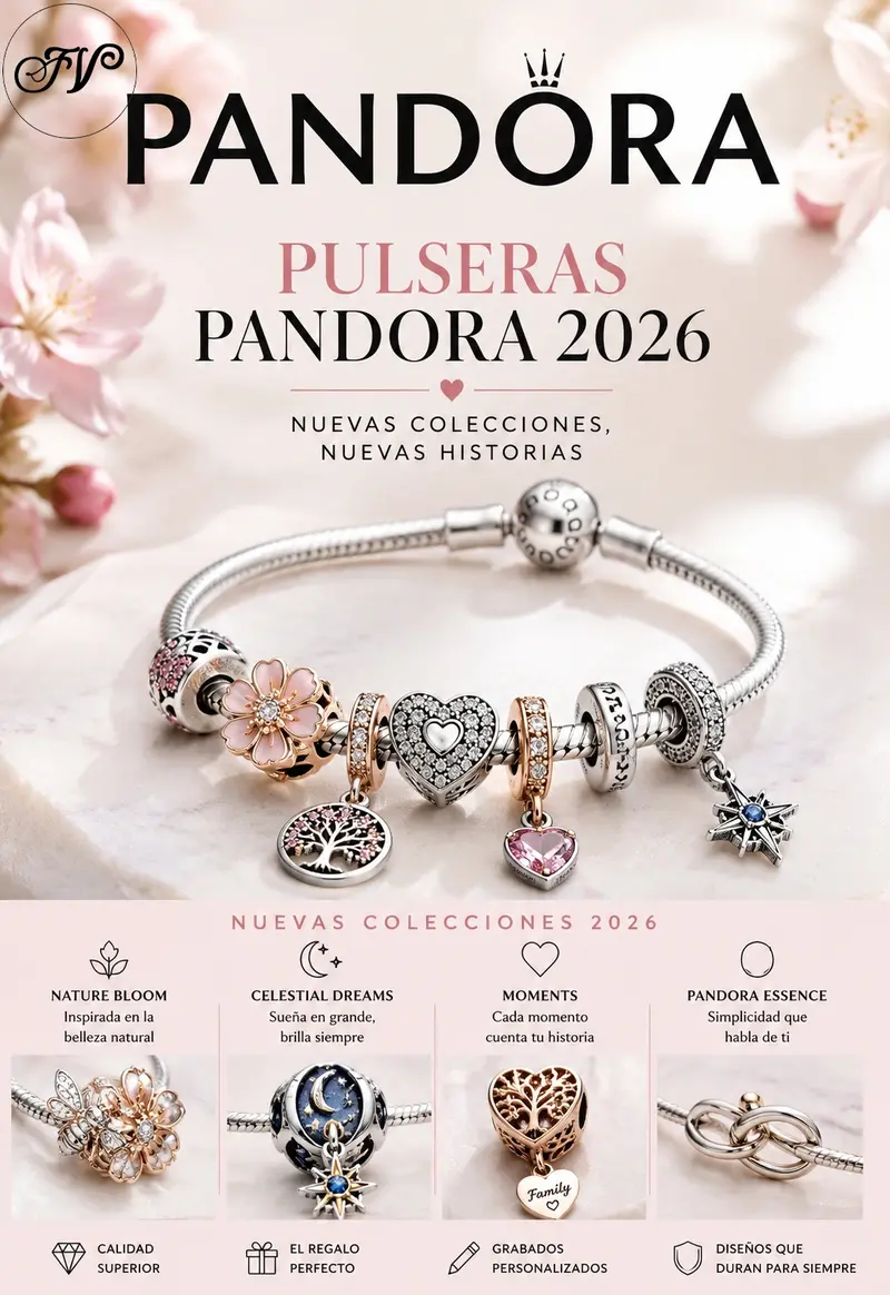 Pulseras Pandora 2026: Nuevas Colecciones y Tendencias